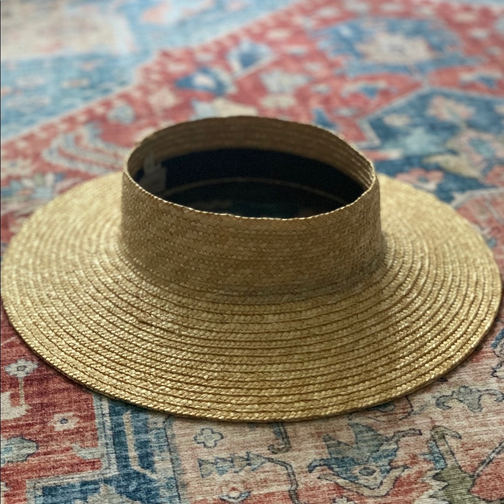 Brixton Full Straw Brim Visor